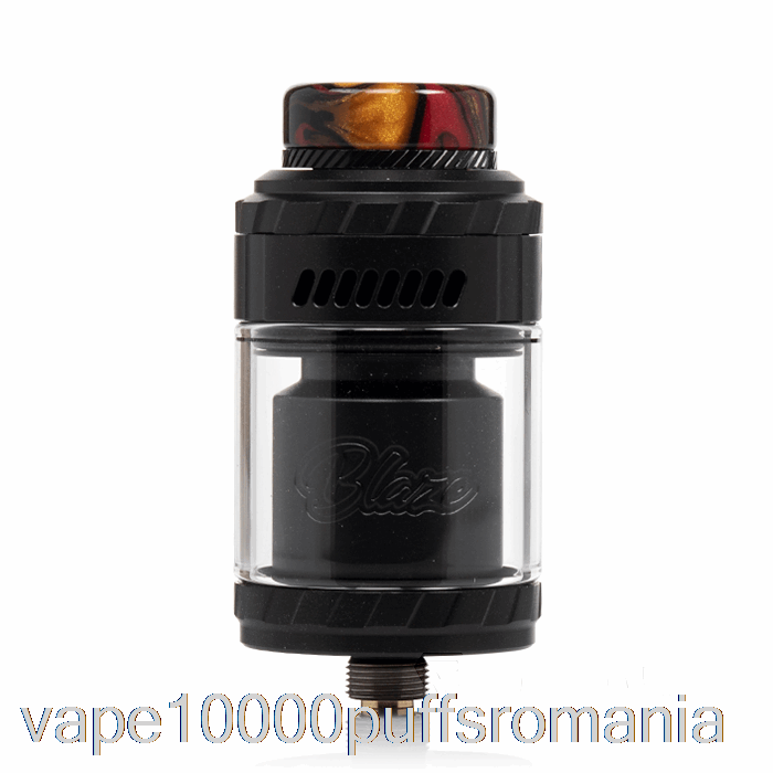 Vape Romania Thunderhead Creations Blaze Solo 25mm Rta Negru Mat
